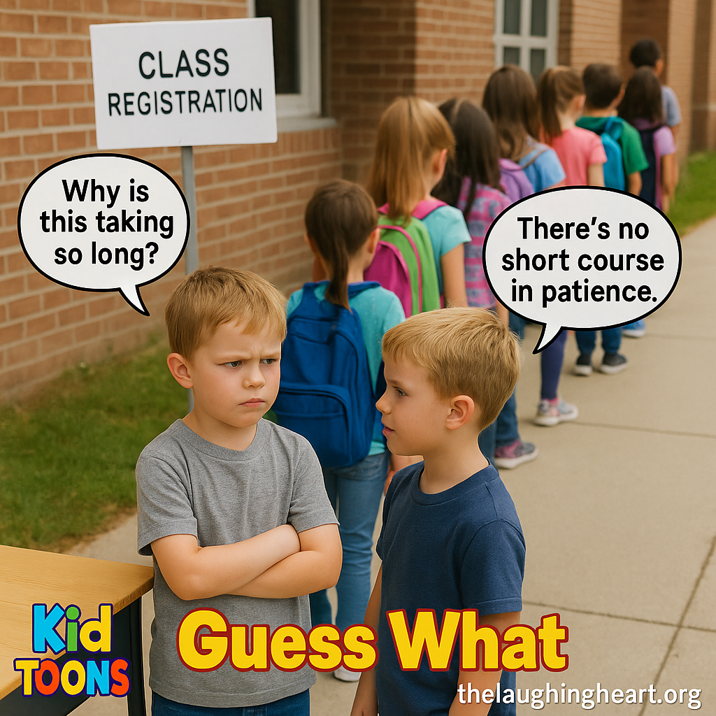 CLASS qt REGISTRATION Why is  this taking There's no 1 short course in patience, - Kid