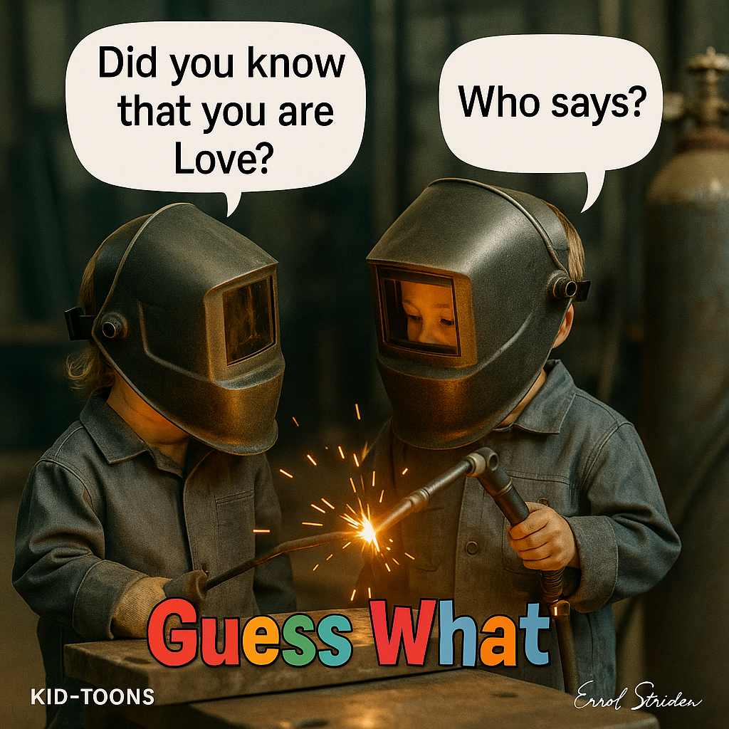 Did you know that you are Love? ~“ re x Z 4 Ae 7 :. “Guessihat KID-TOONS thier - Kid