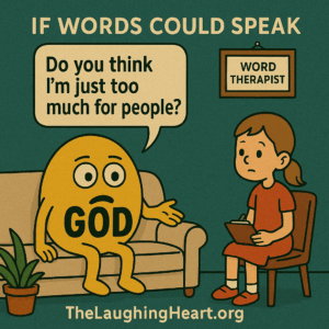 IF WORDS COULD SPEAK Do you think WORD I'm just too much for people? - Large Character