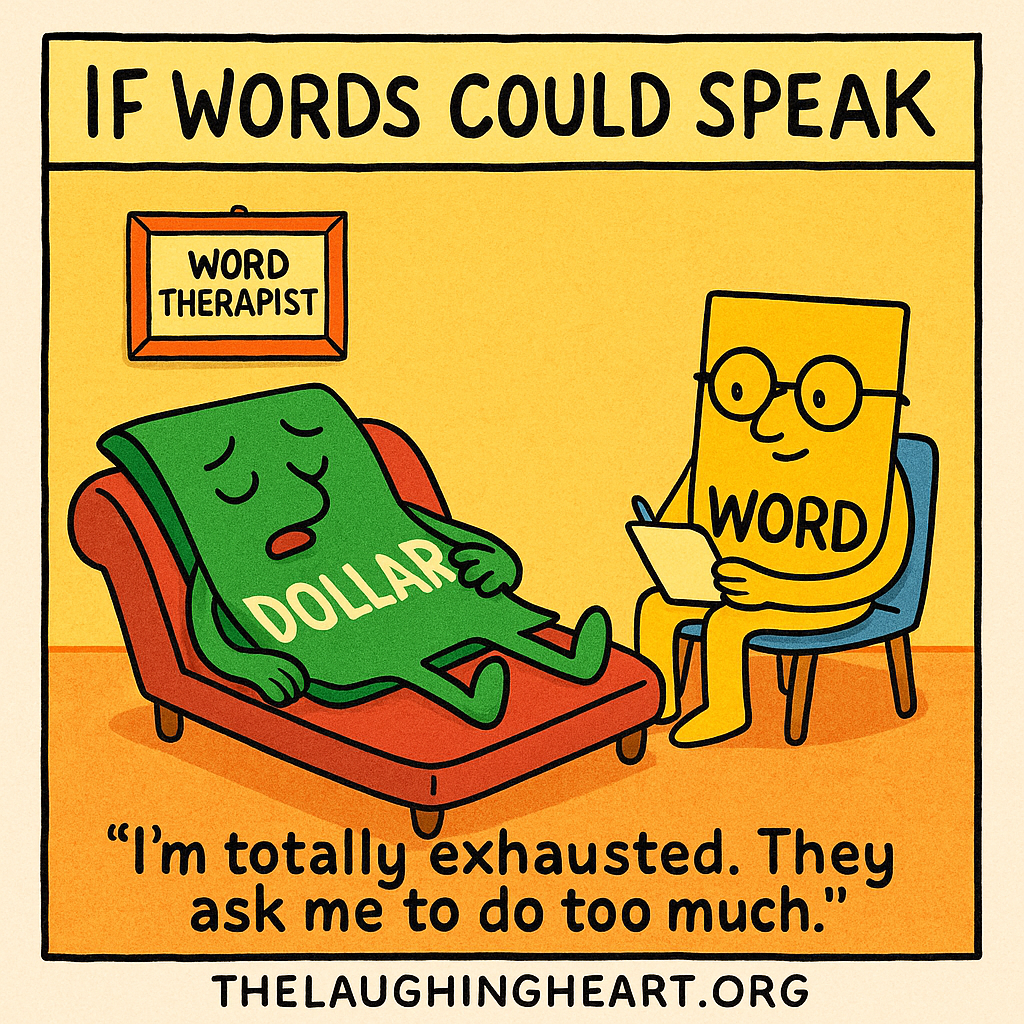 exhausted. They ask mete do too much.” - Large Character