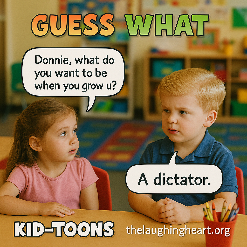 Donnie What Do You Want To Be When You Grow Up A Dictator