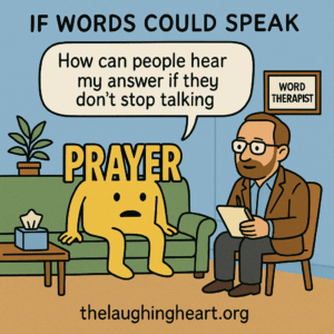 IF WORDS COULD SPEAK How can people hear a my answer if they | [fT woro | don't stop talking La thelaughingheart.org - Large Character