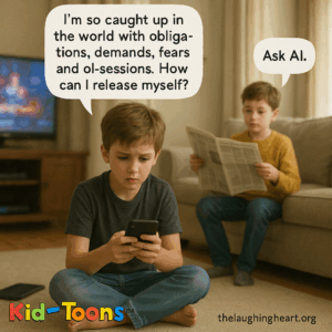 I’m so caught up in the world with obliga- tions, demands, fears and ol-sessions. How can | release myself? - Kid