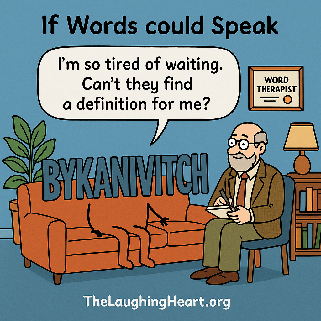 I'm so tired of waiting.  === Can't they find ES a definition for me? TheLaughingHeart.org - Large Character