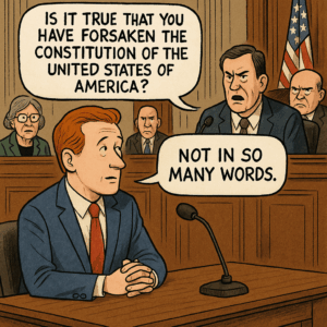 Is It True That You Have Forsaken The Constitution Of The United States Of America