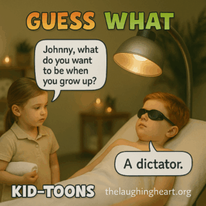 Johnny, what do you want to be when you grow up? - Kid