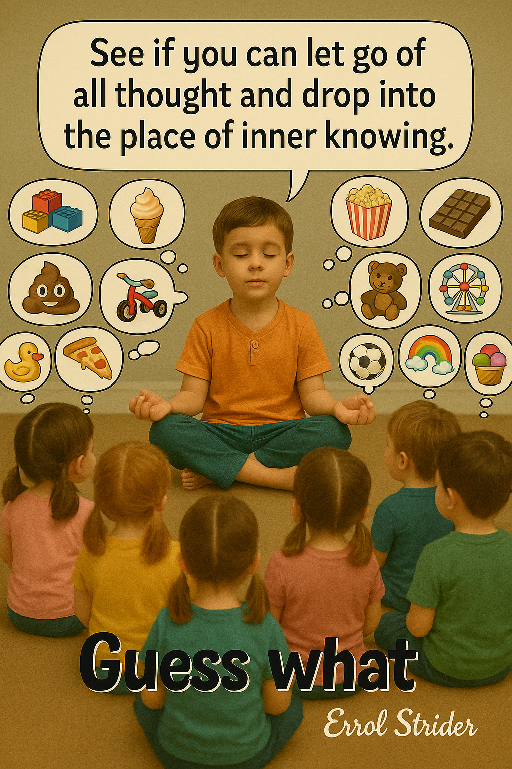 See if you can let go of all thought and drop into the place of inner knowing. | PAK - Kid