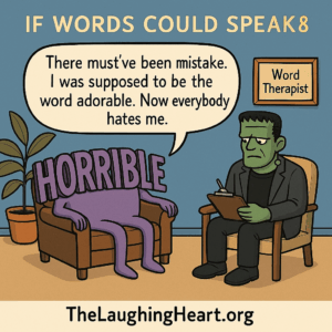 IF WORDS COULD SPEAK8 f There must've been ee  | was Tan to be the TheLaughingHeart.org— - Large Character