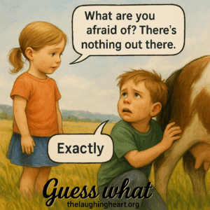 What are you afraid of? There's nothing out there. - Kid