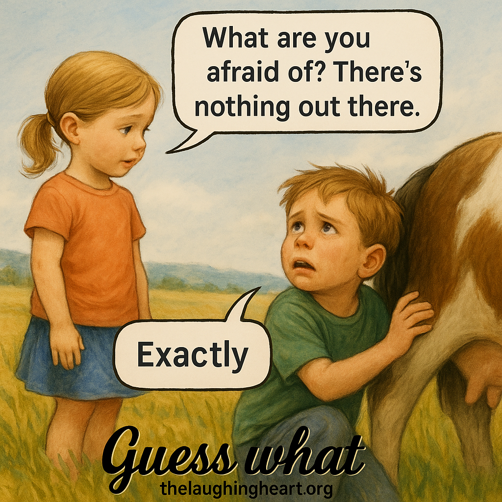 What are you afraid of? There's nothing out there. - Kid