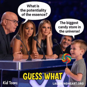What is the potentiality of the essence? The biggest candy store in the universe! - Kid