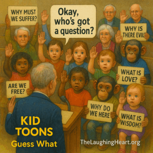 WHY MUS who's got a question? we TheLaughingHeart.org - Kid